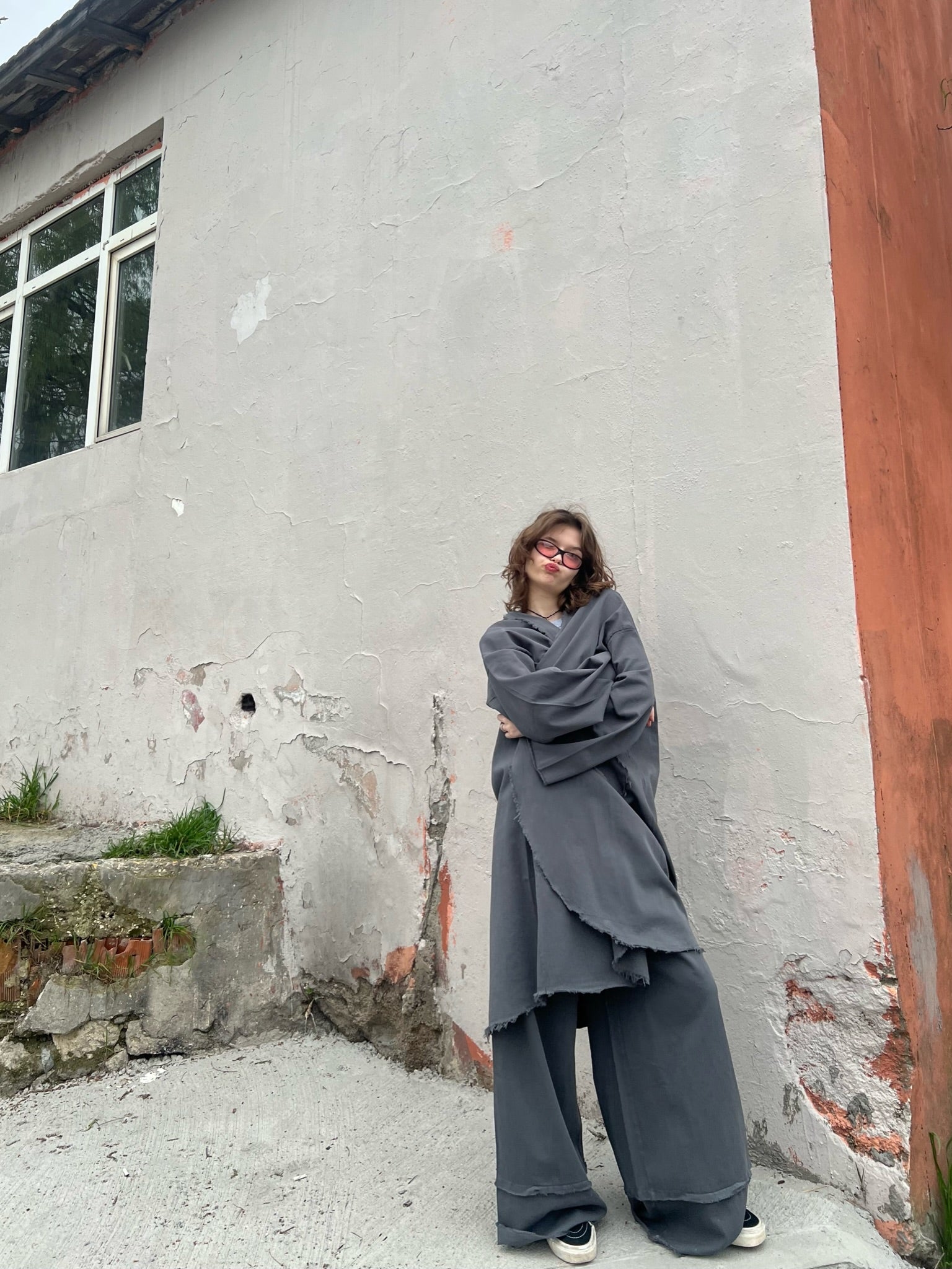 Saçaklı Kimono Pantolon Takım