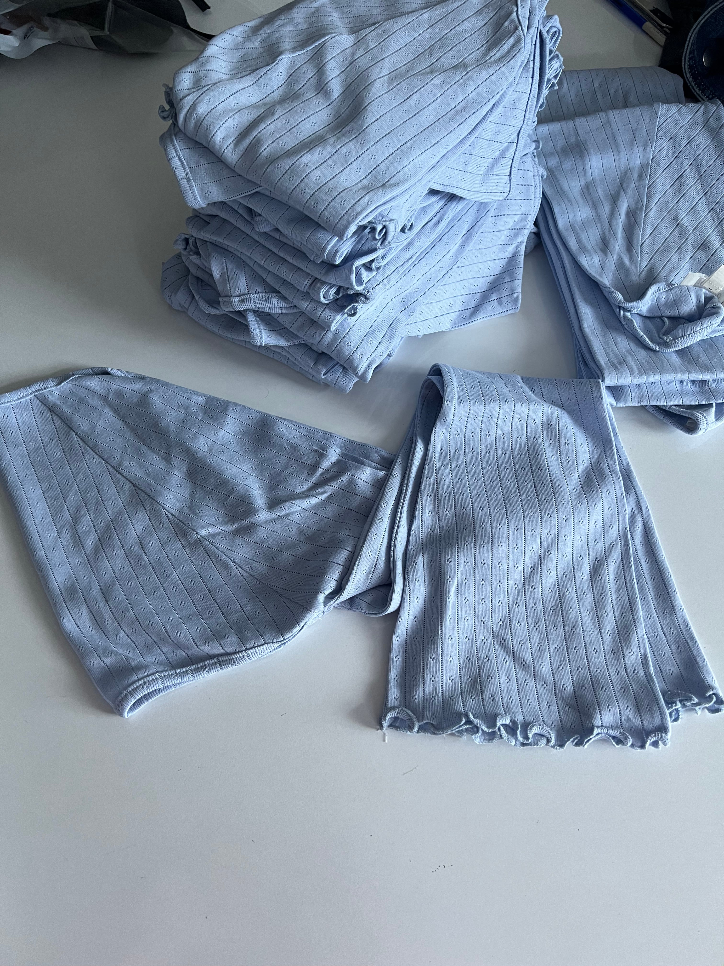 Baby blue uzun kollu Bolero