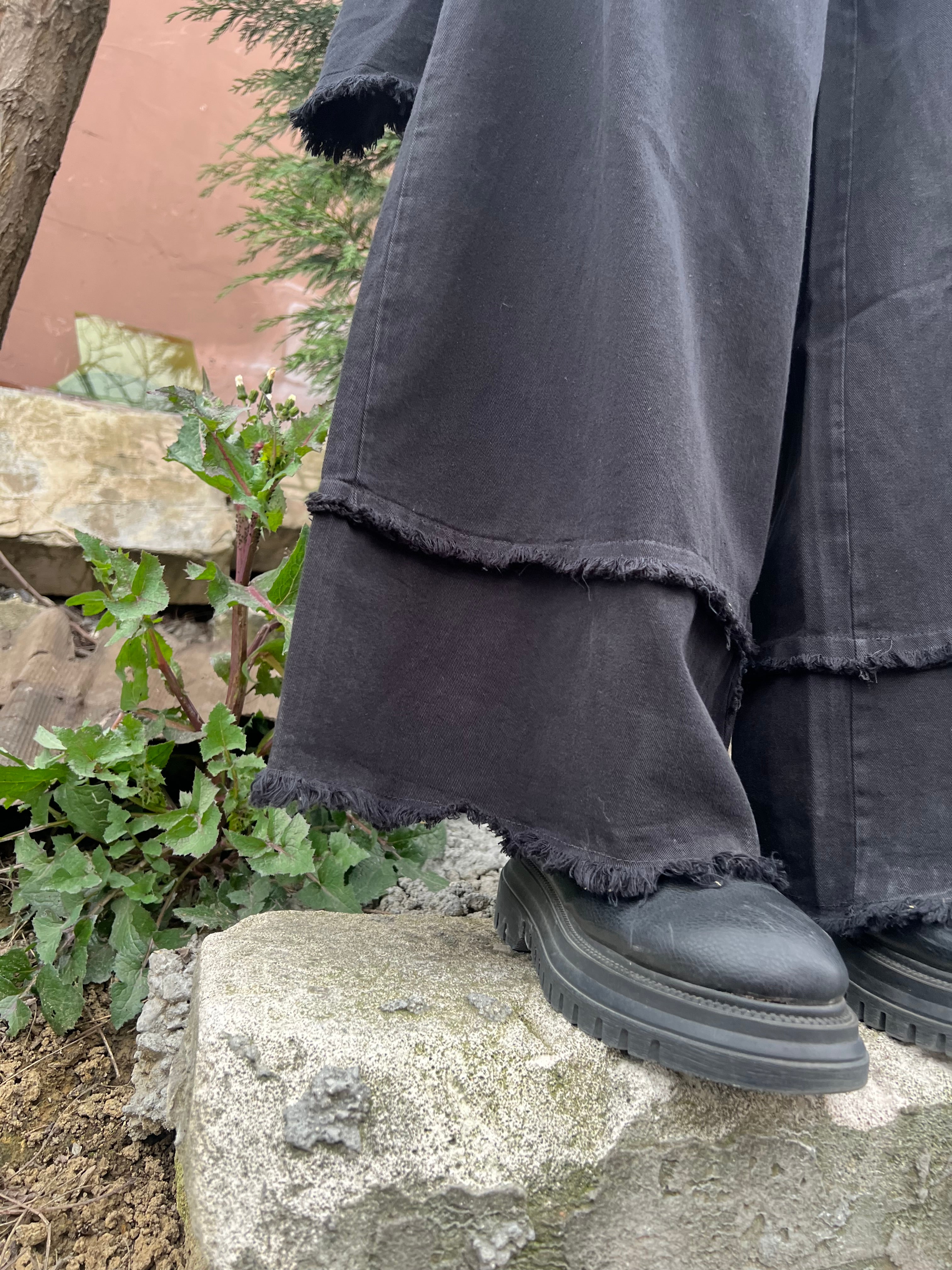 Saçaklı Kimono Pantolon Takım