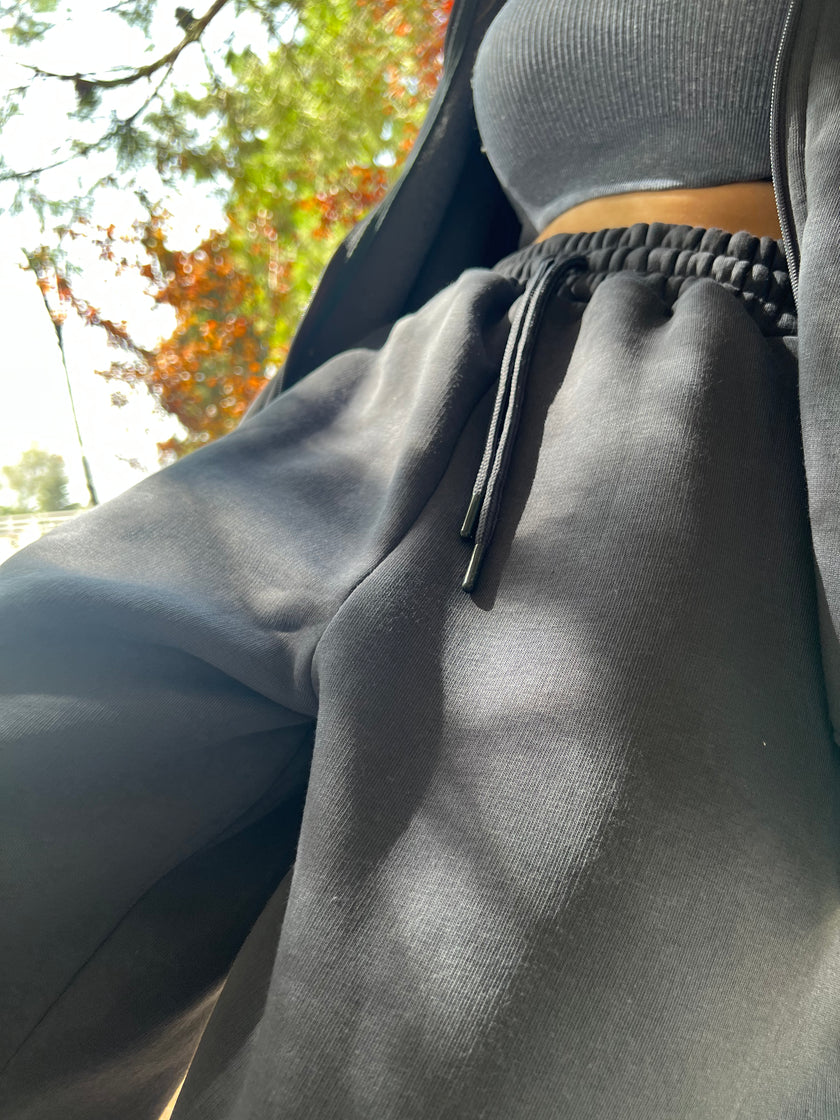 Ultra Kalın Eşofman Takımı (füme)
