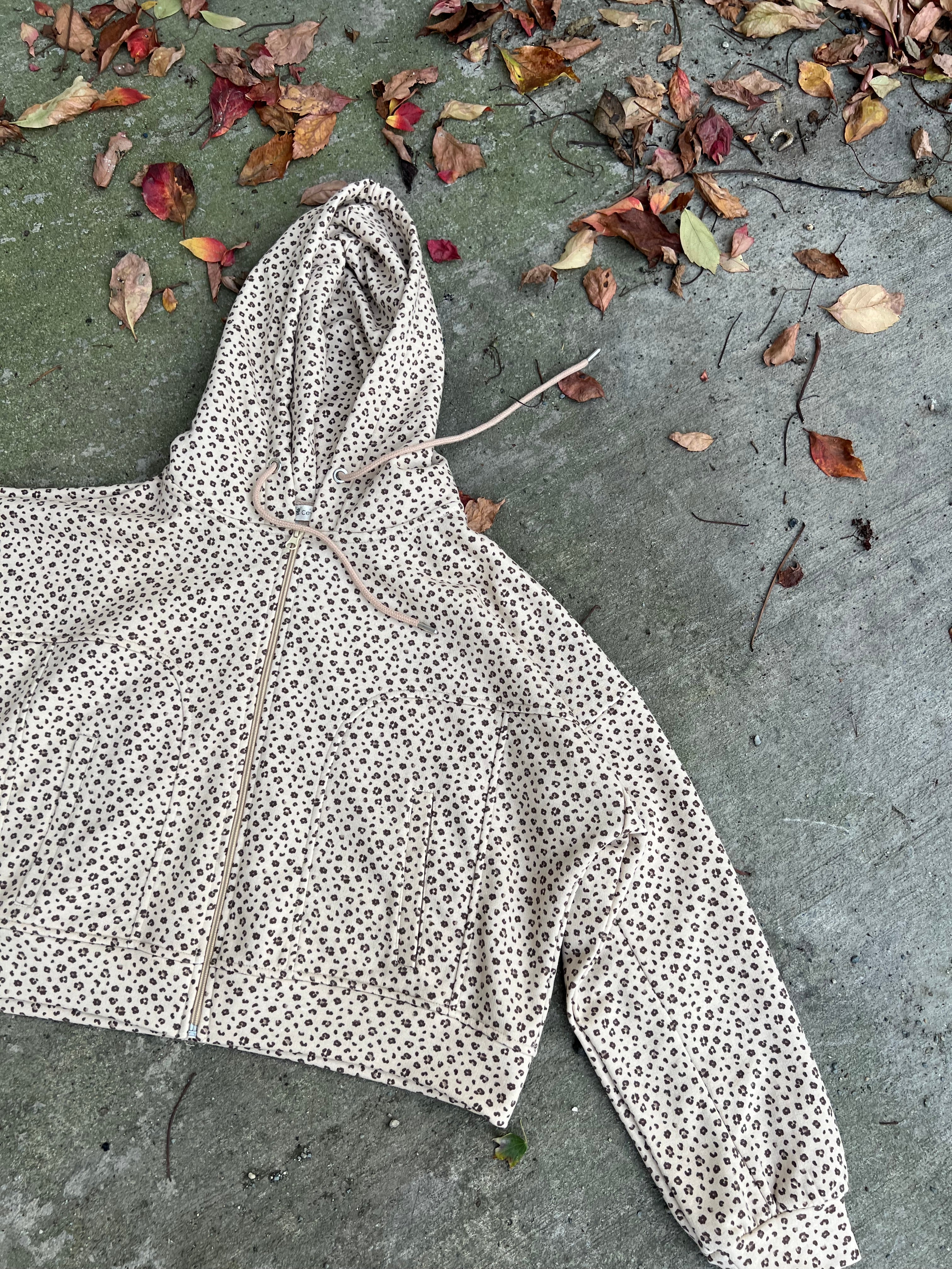 Leopar Kalın Hoodie