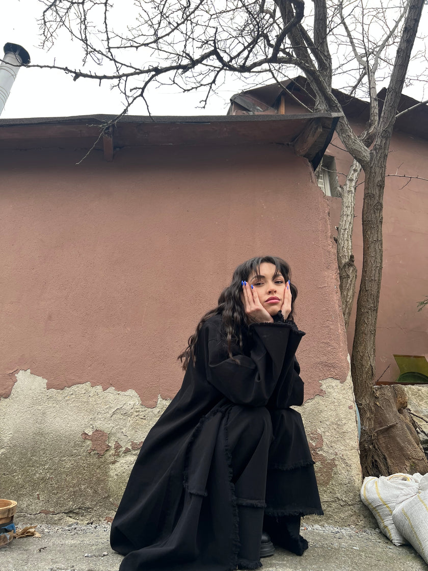 Saçaklı Kimono Pantolon Takım