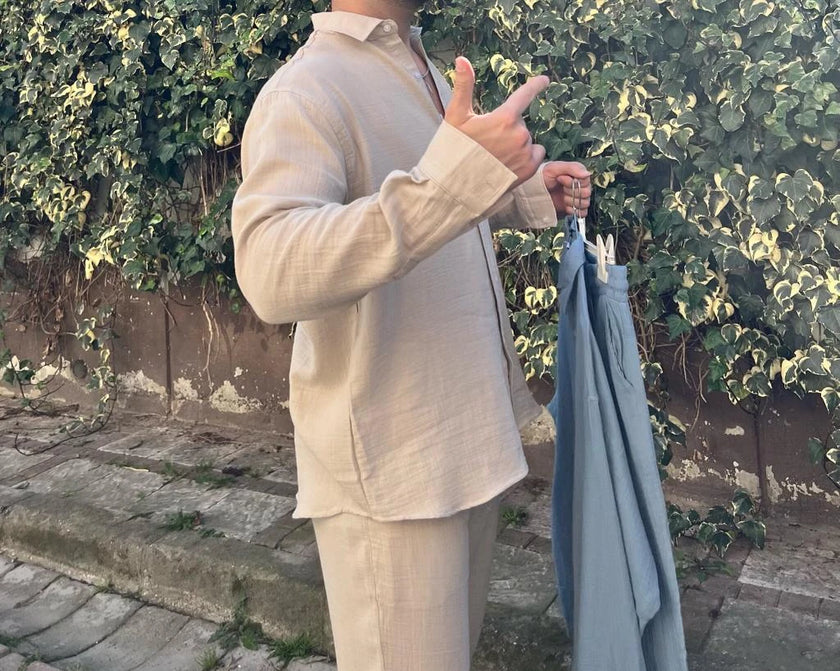 Man Keten Takım (Bej)