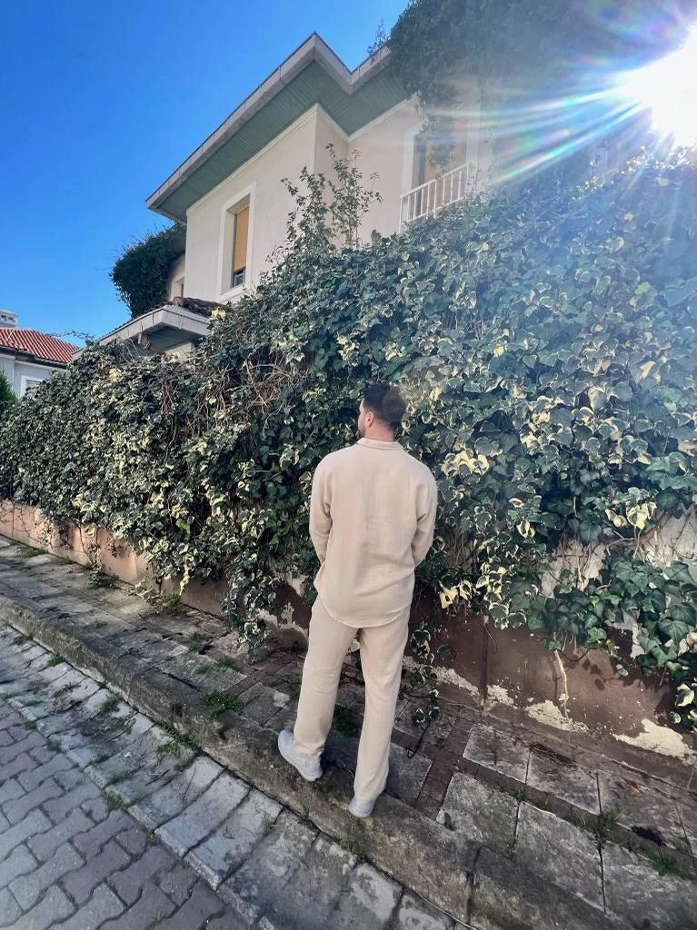 Man Keten Takım (Bej)