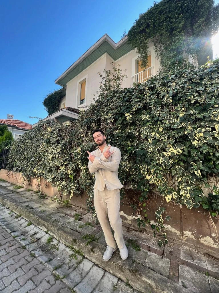 Man Keten Takım (Bej)