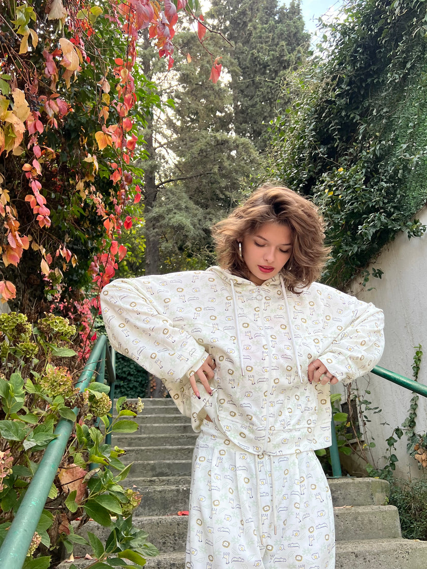 Desenli Eşofman Takımı