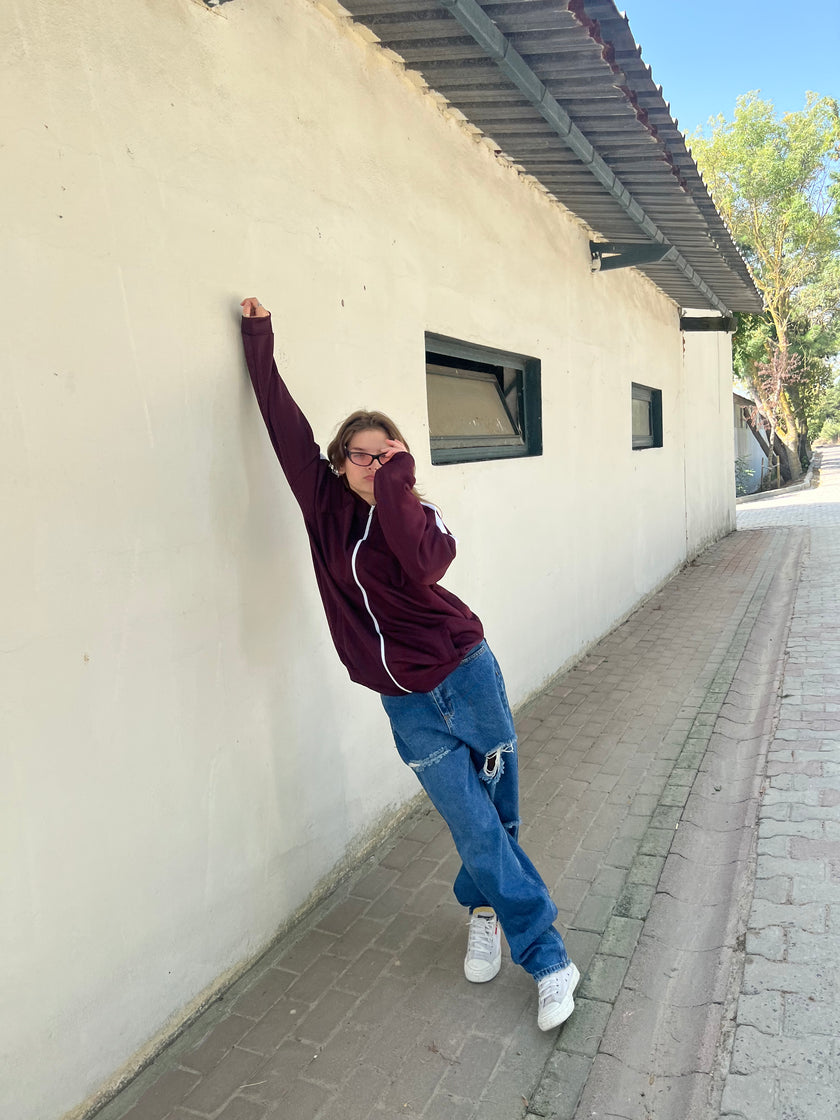 Lucifer lazerli baggy pantolon (milli kalıp)