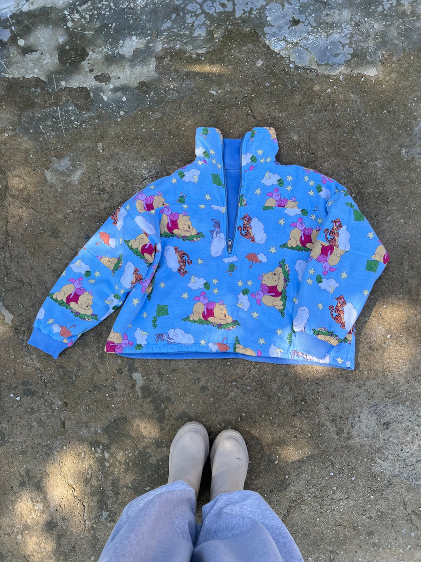 Çift Taraflı Poohoodie(mavi)