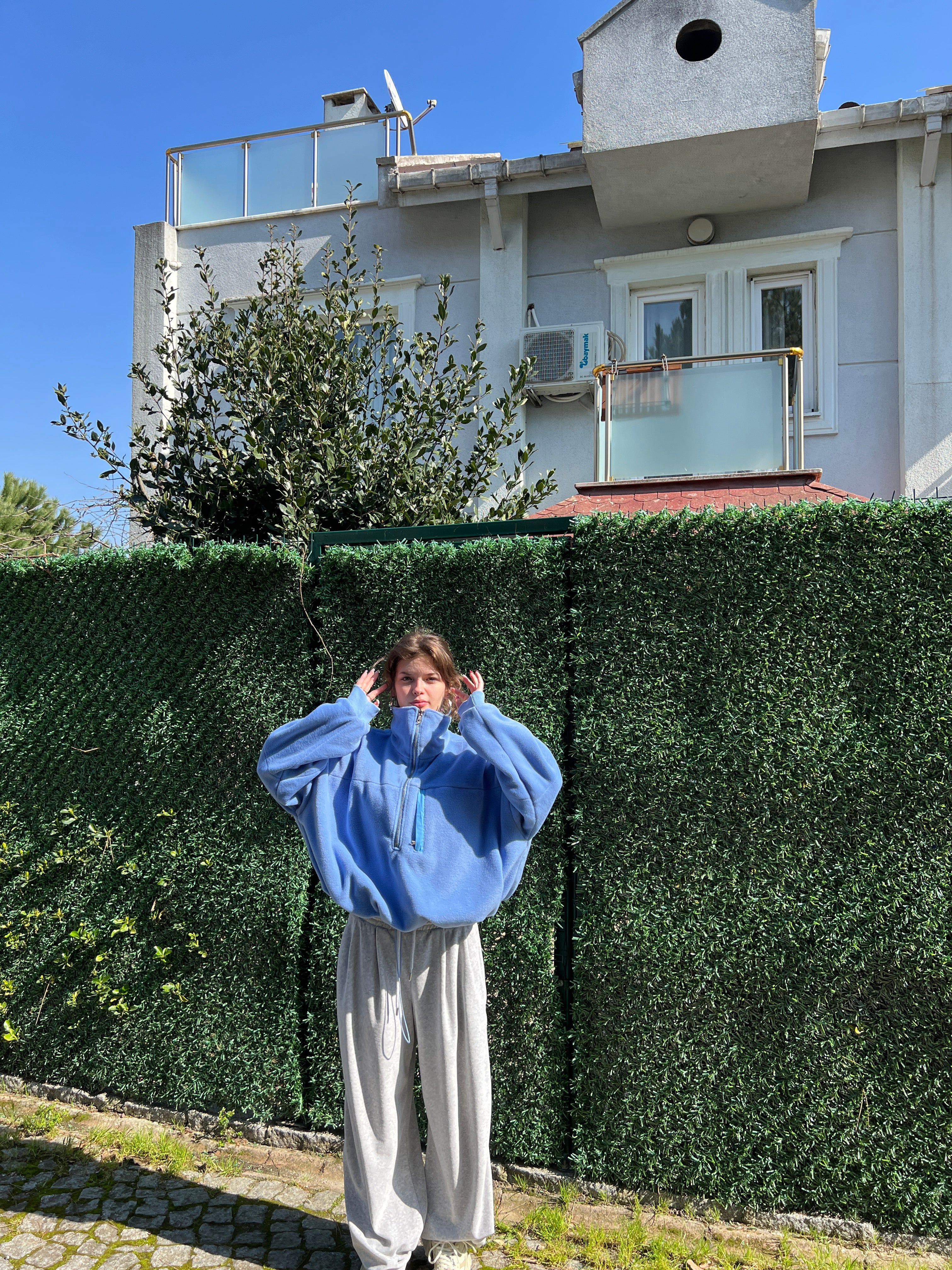 Çift Taraflı Poohoodie(mavi)