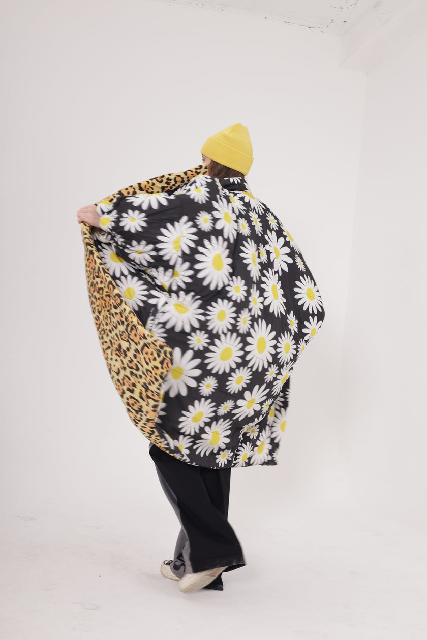 Yorgan Çift Taraflı Mont (madeliefje)