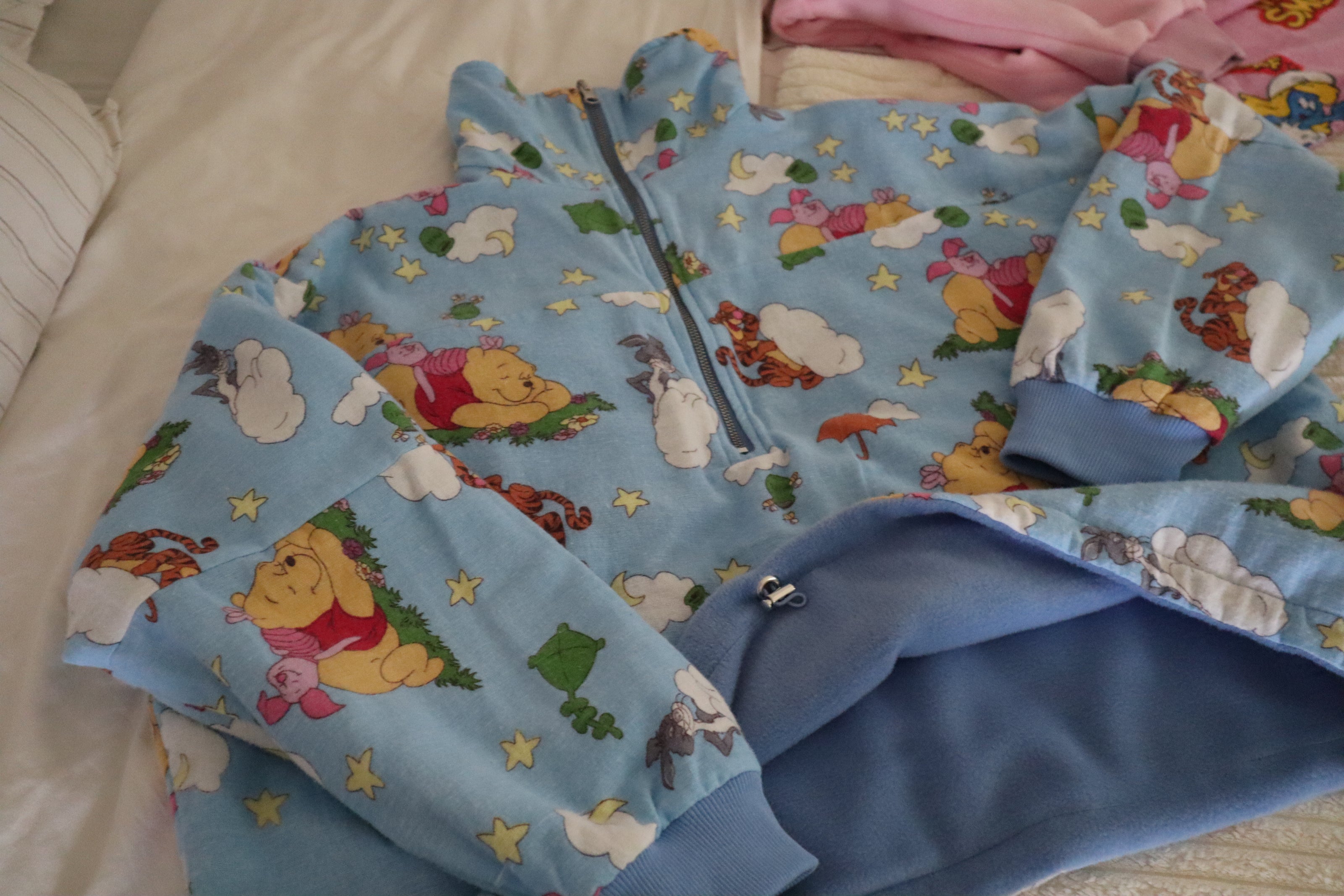 Çift Taraflı Poohoodie(mavi)