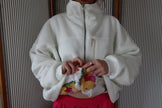 Çift taraflı Poohoodie(beyaz)