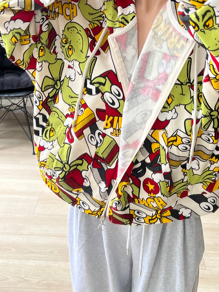 The Grinch Kapüşonlu Ceket