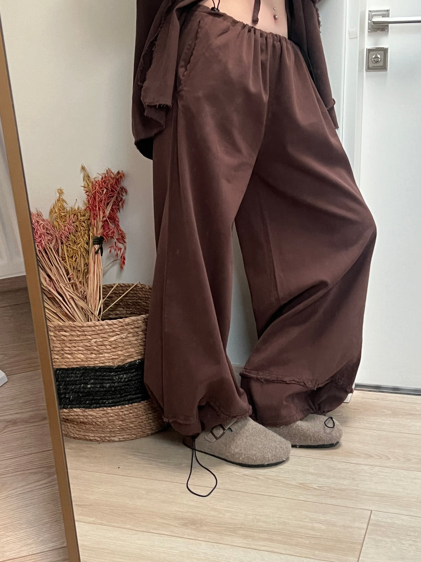 Pijtolon gabardin kahve(♻️)