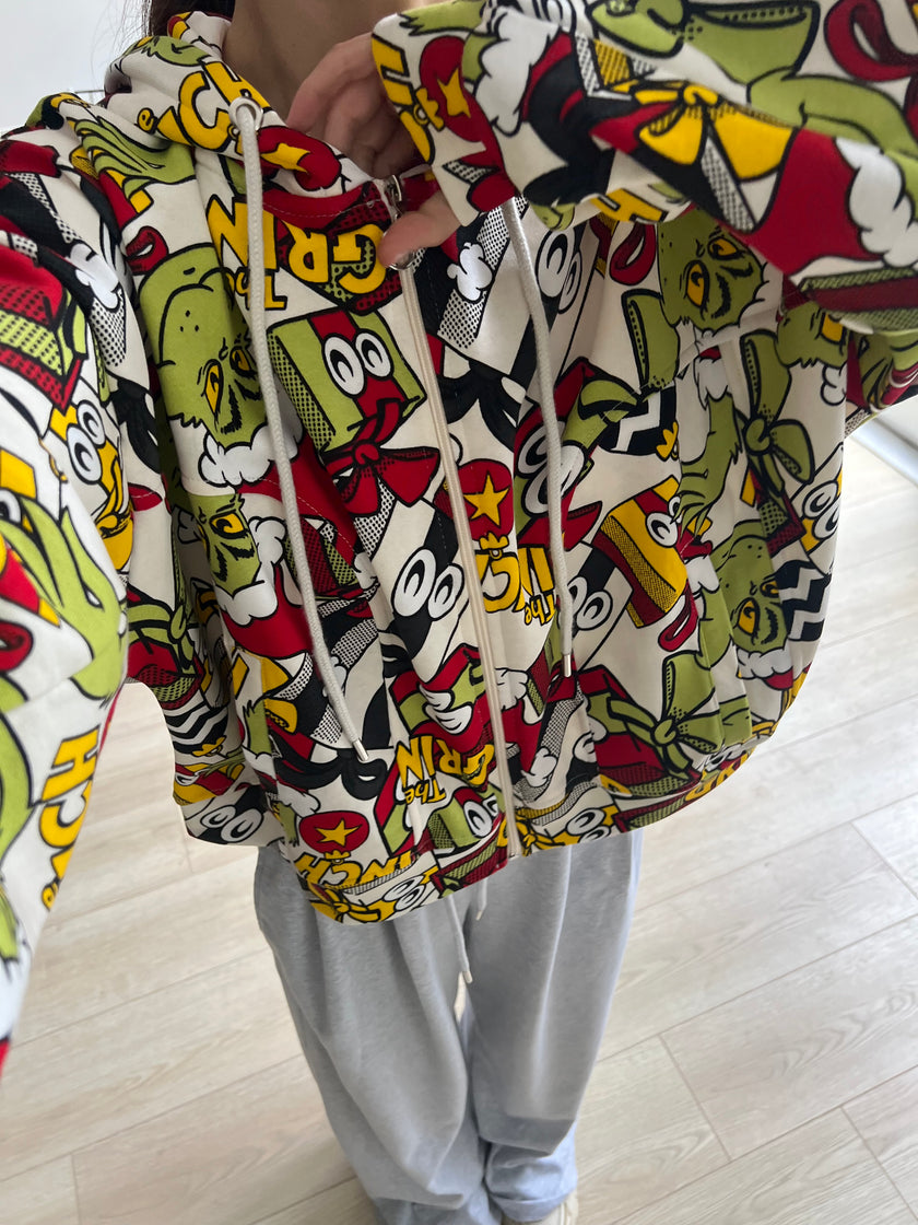 The Grinch Kapüşonlu Ceket