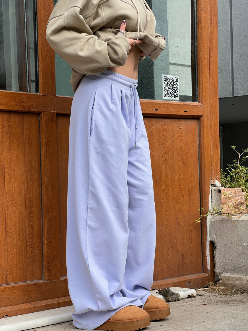 Lila pamuklu Eşoftolon