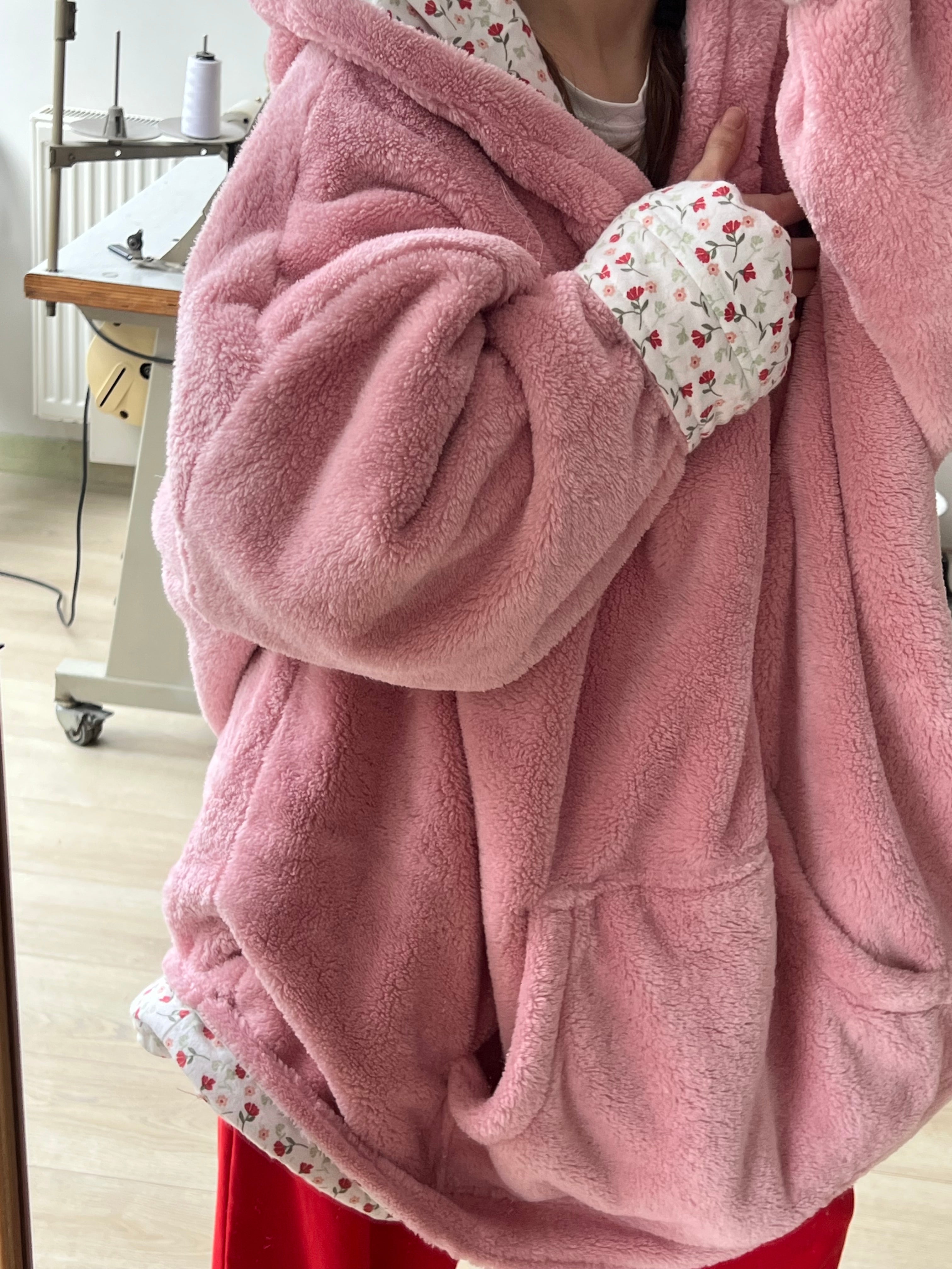 Çift taraflı MışılPuff (pembe)