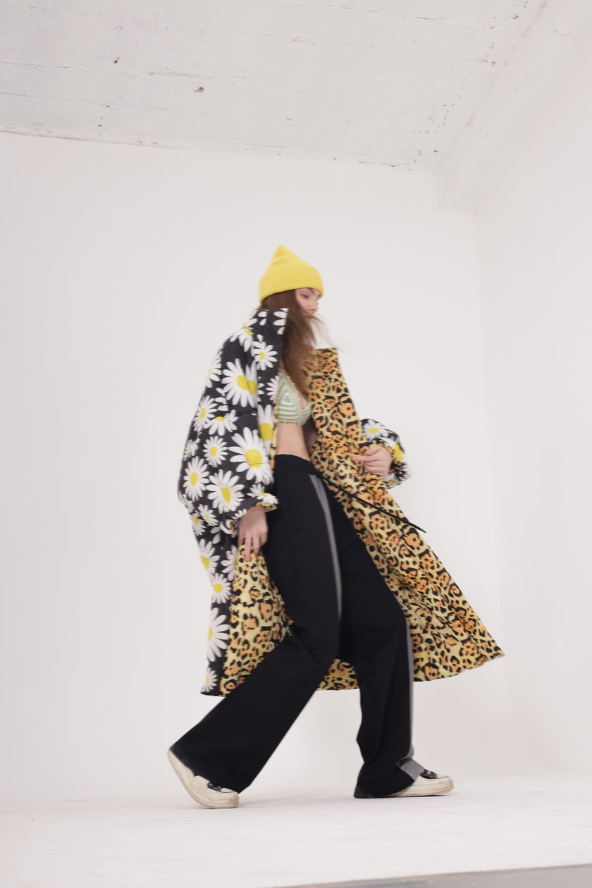 Yorgan Çift Taraflı Mont (madeliefje)