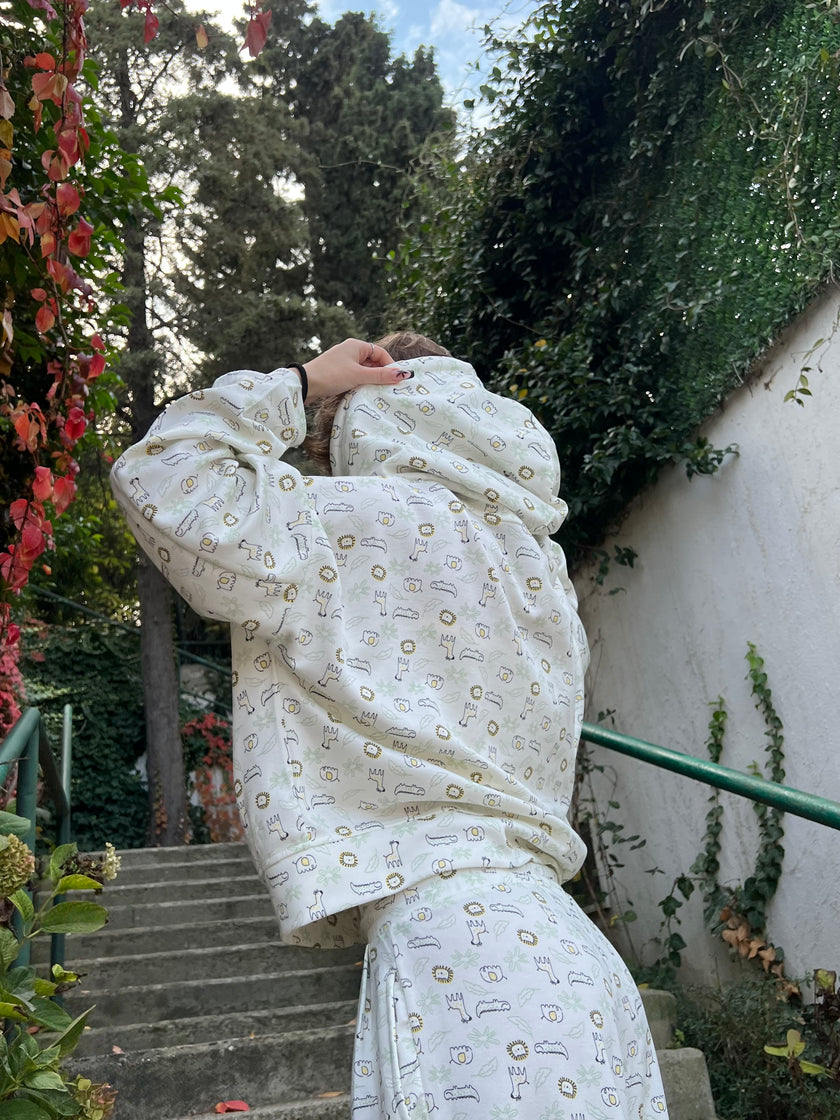 Desenli Eşofman Takımı