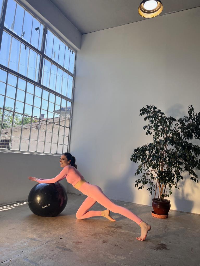 Uzun Kollu Tayt Takım (pembe)