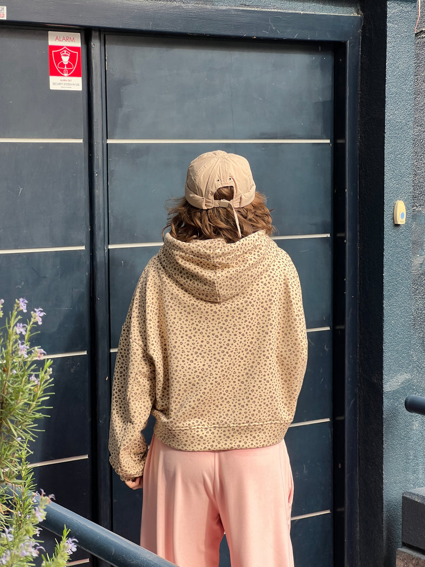 Leopar Kalın Hoodie