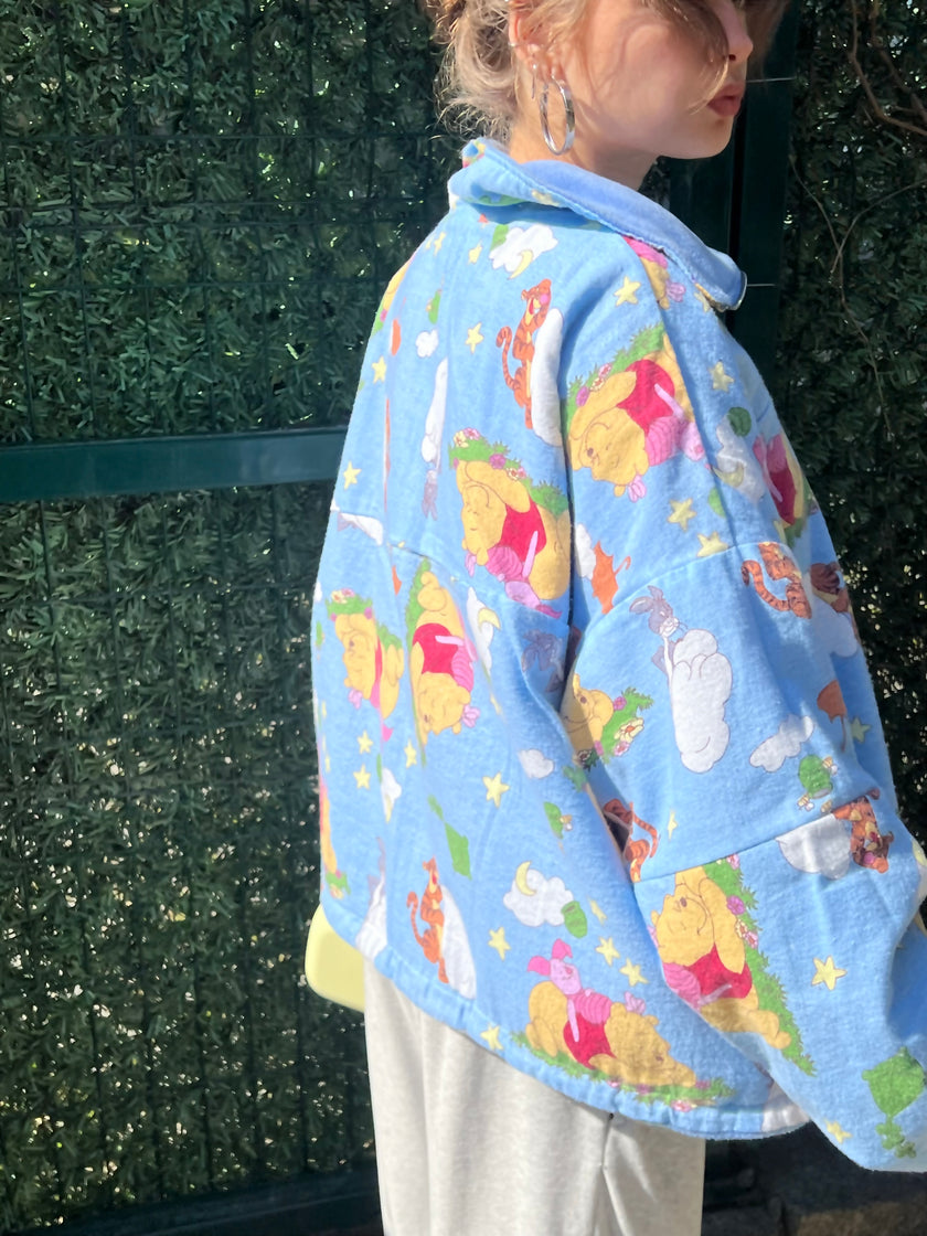 Çift Taraflı Poohoodie(mavi)