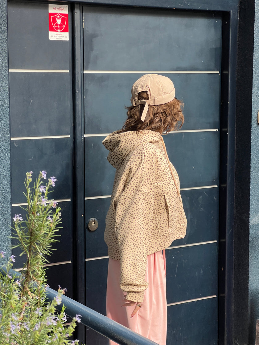 Leopar Kalın Hoodie