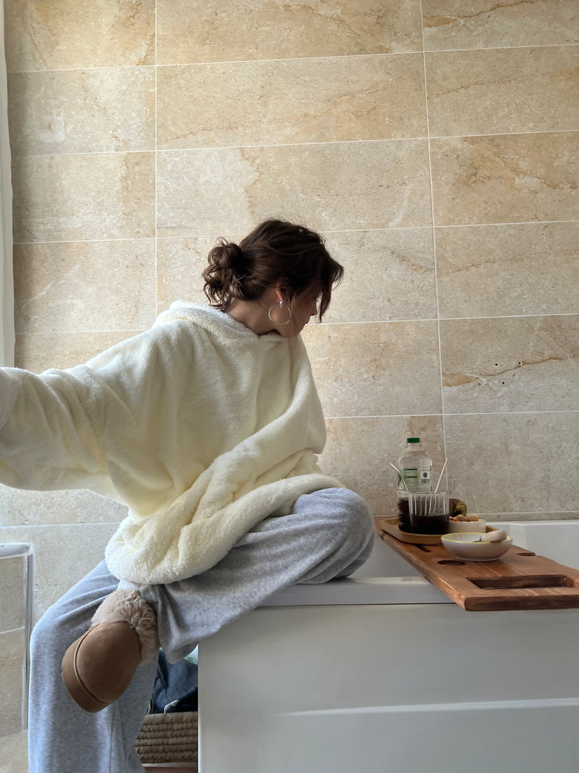 Çift taraflı Giyilebilir Battaniye