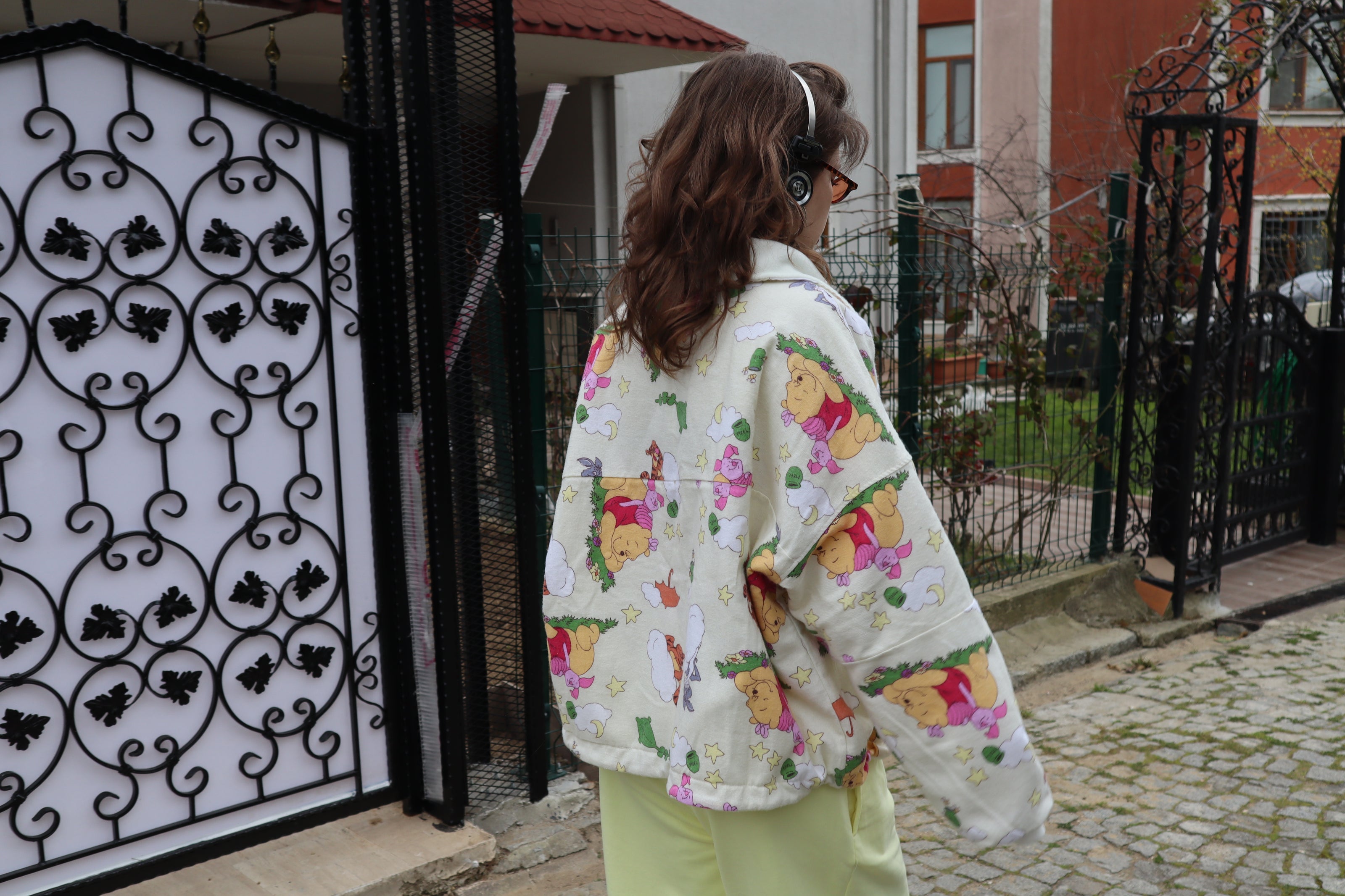 Çift taraflı Poohoodie(butter yellow)