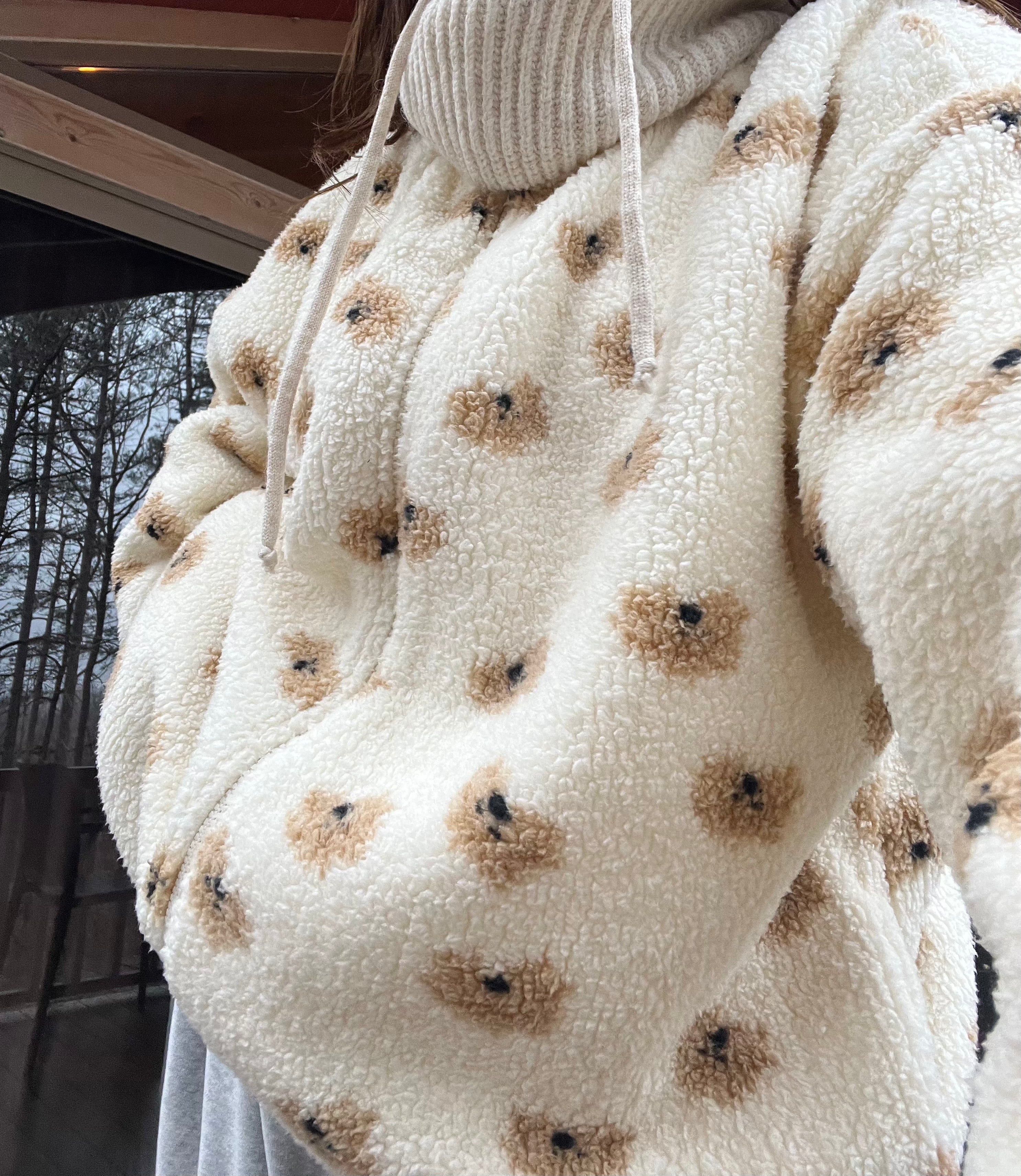 Köpüş Desen Montumsu Ceket