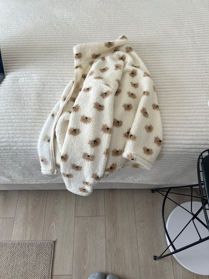 Köpüş Desen Montumsu Ceket