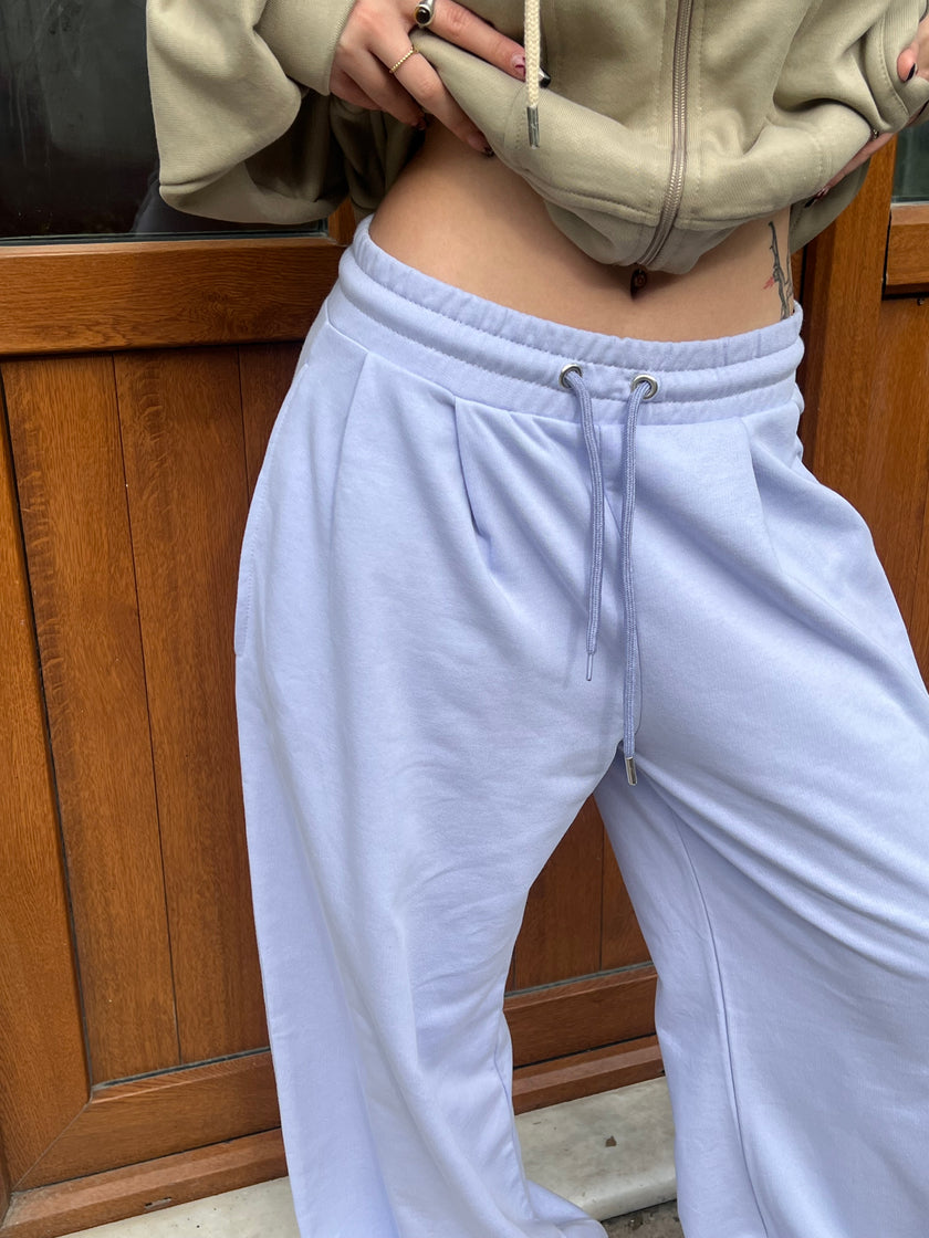 Lila pamuklu Eşoftolon