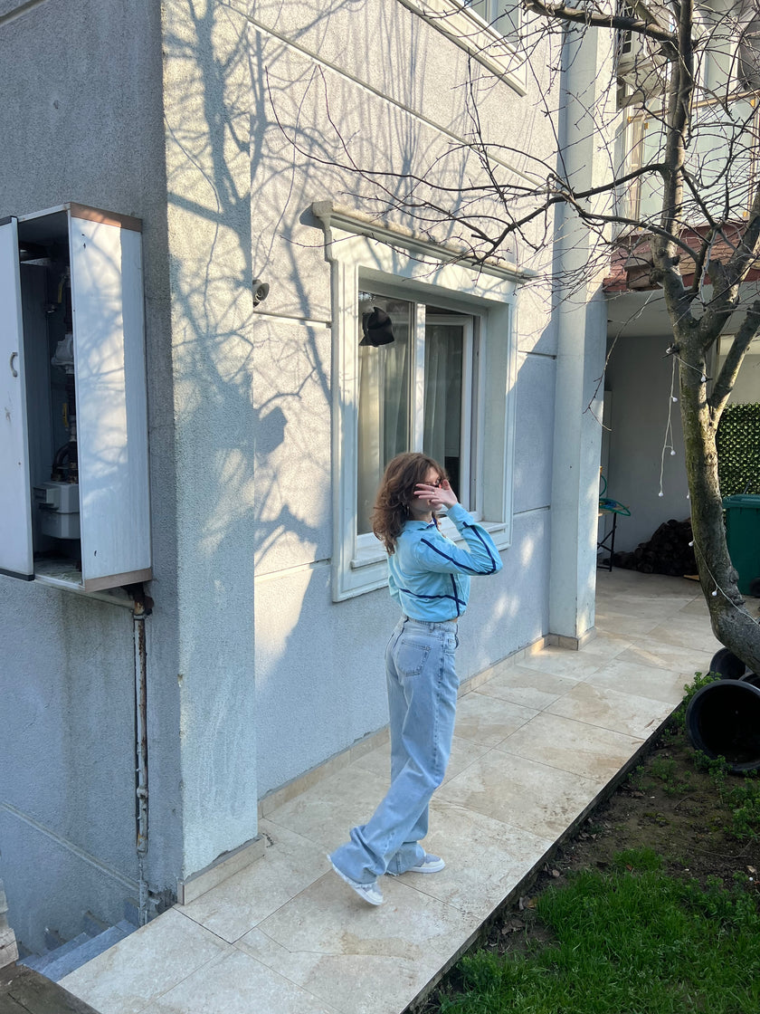 Paça Detay Wide Leg Jean