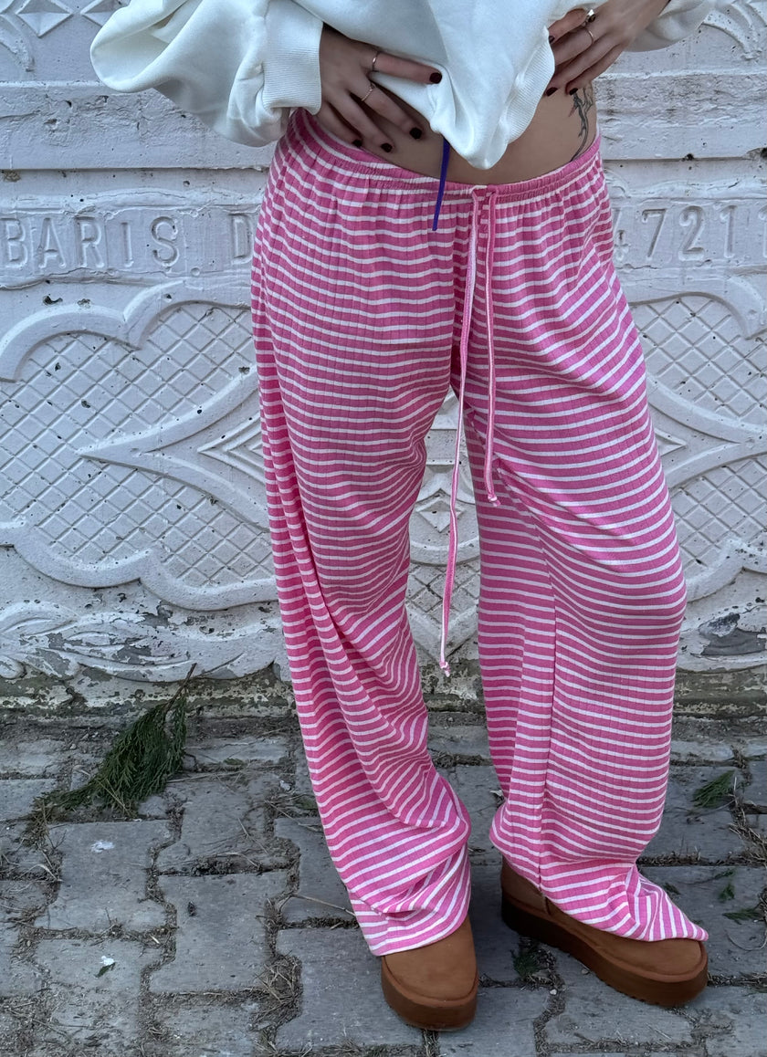 Pijtolon Soleil Çizgili(pink)