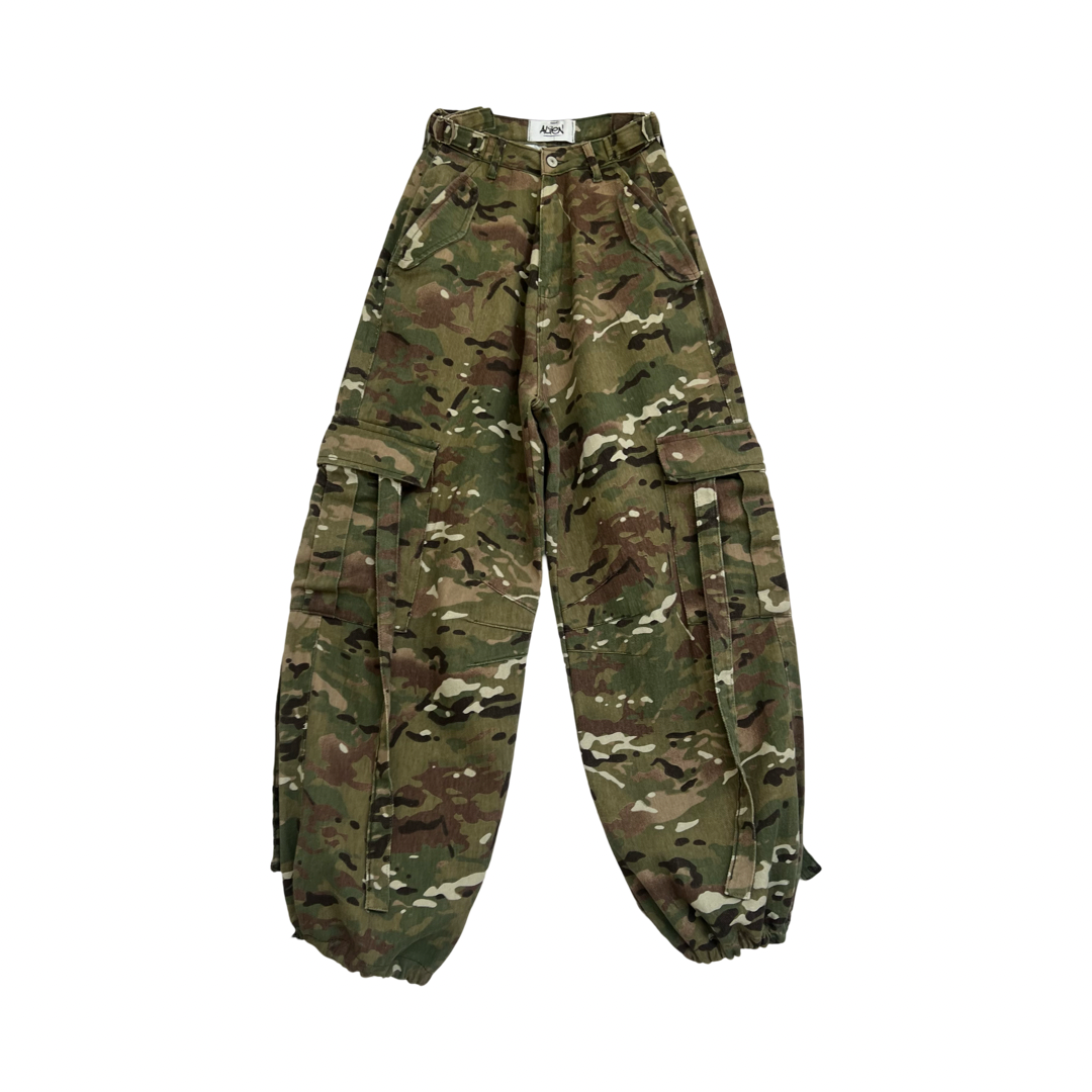 Kamuflaj Kargo Baggy Pants