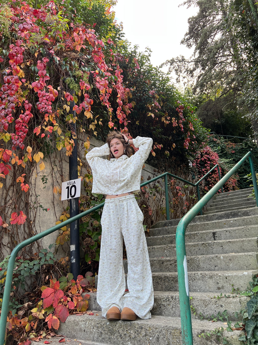 Desenli Eşofman Takımı