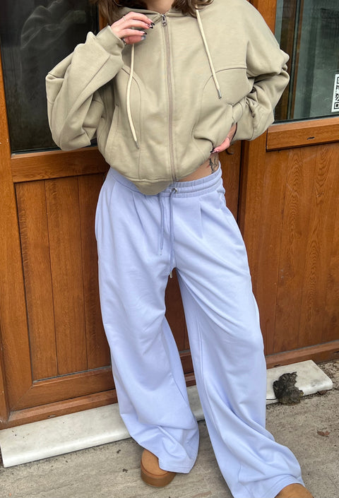 Lila pamuklu Eşoftolon