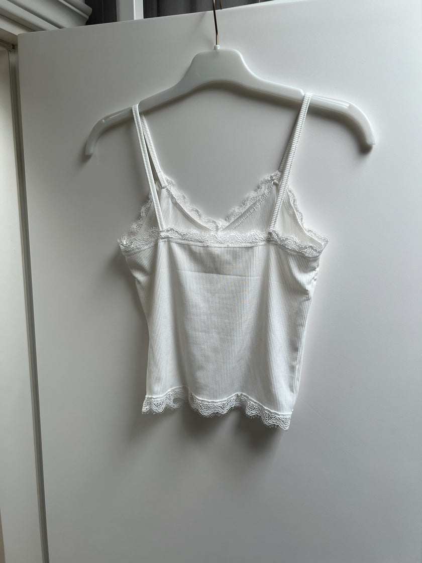 Güpürlü Atlet (ekru,siyah)