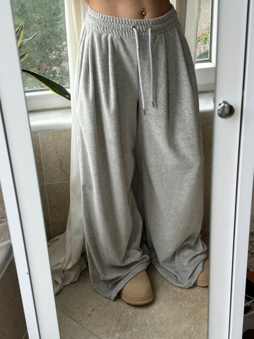 Kadife Pileli Eşoftolon (gri)