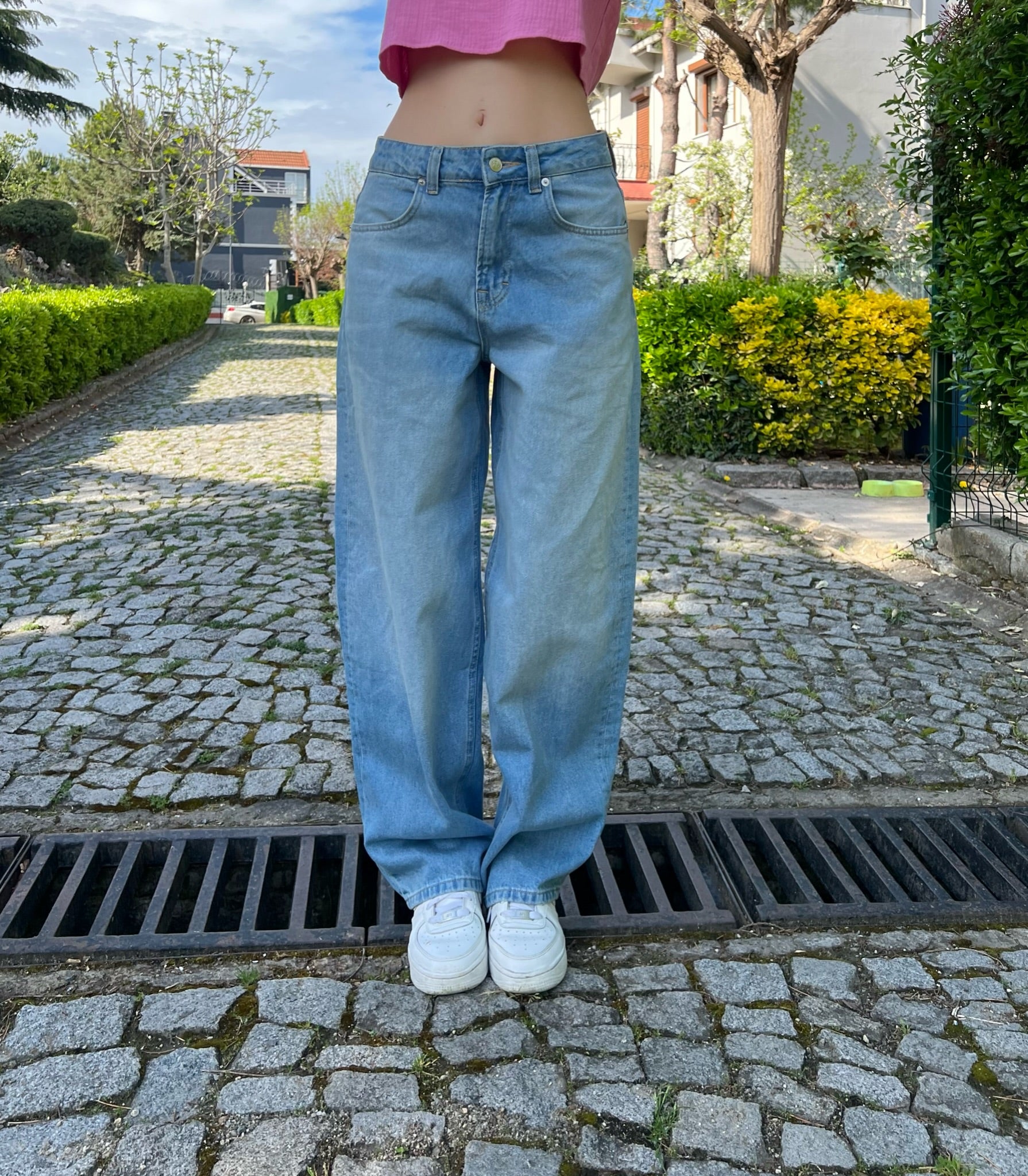 Baby Blue Baggy Jeans