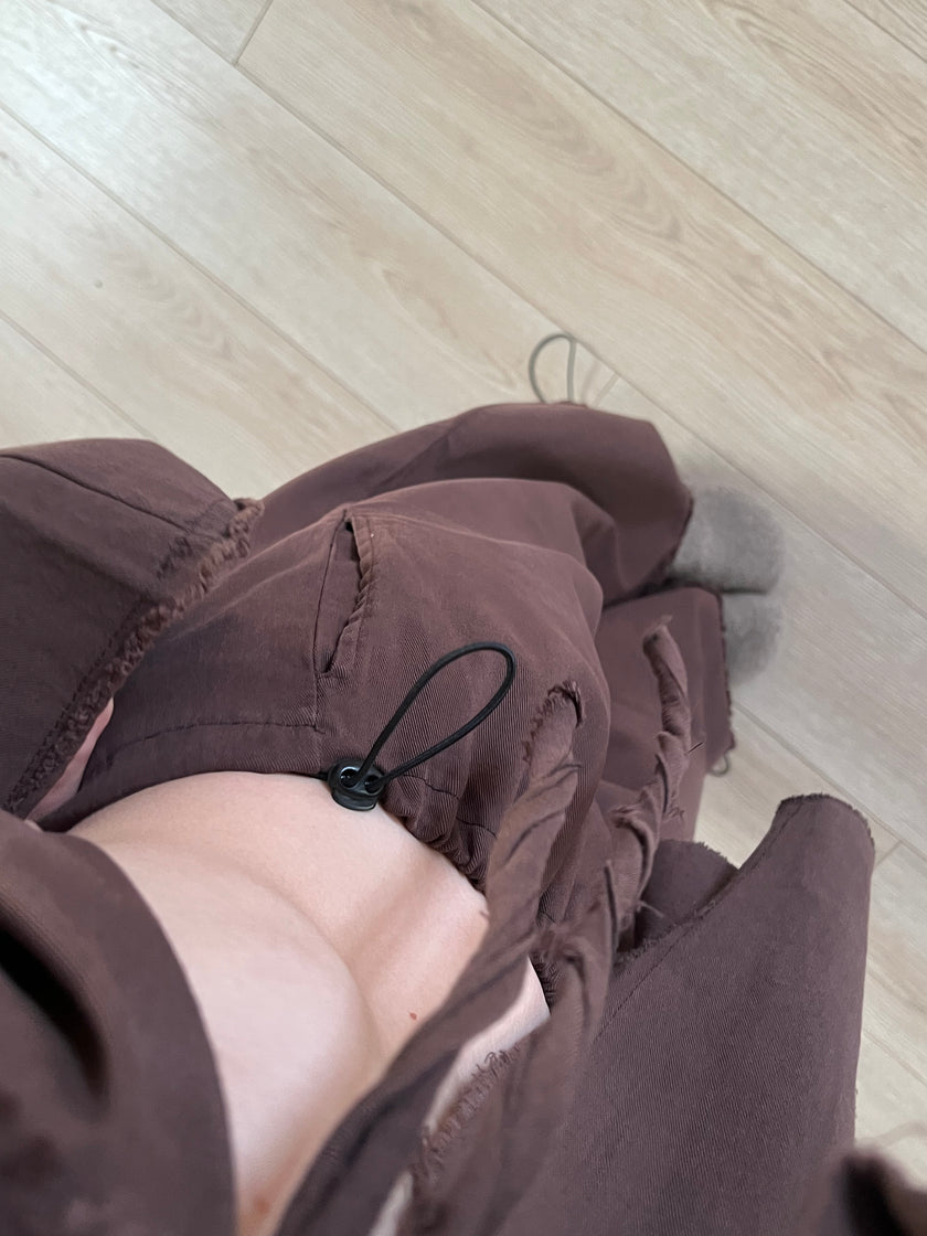 Pijtolon gabardin kahve(♻️)