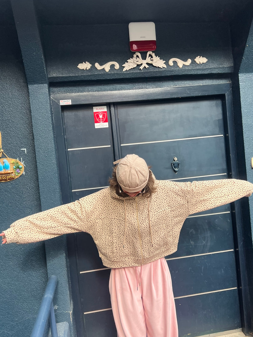 Leopar Kalın Hoodie