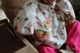 Çift taraflı Poohoodie(beyaz)