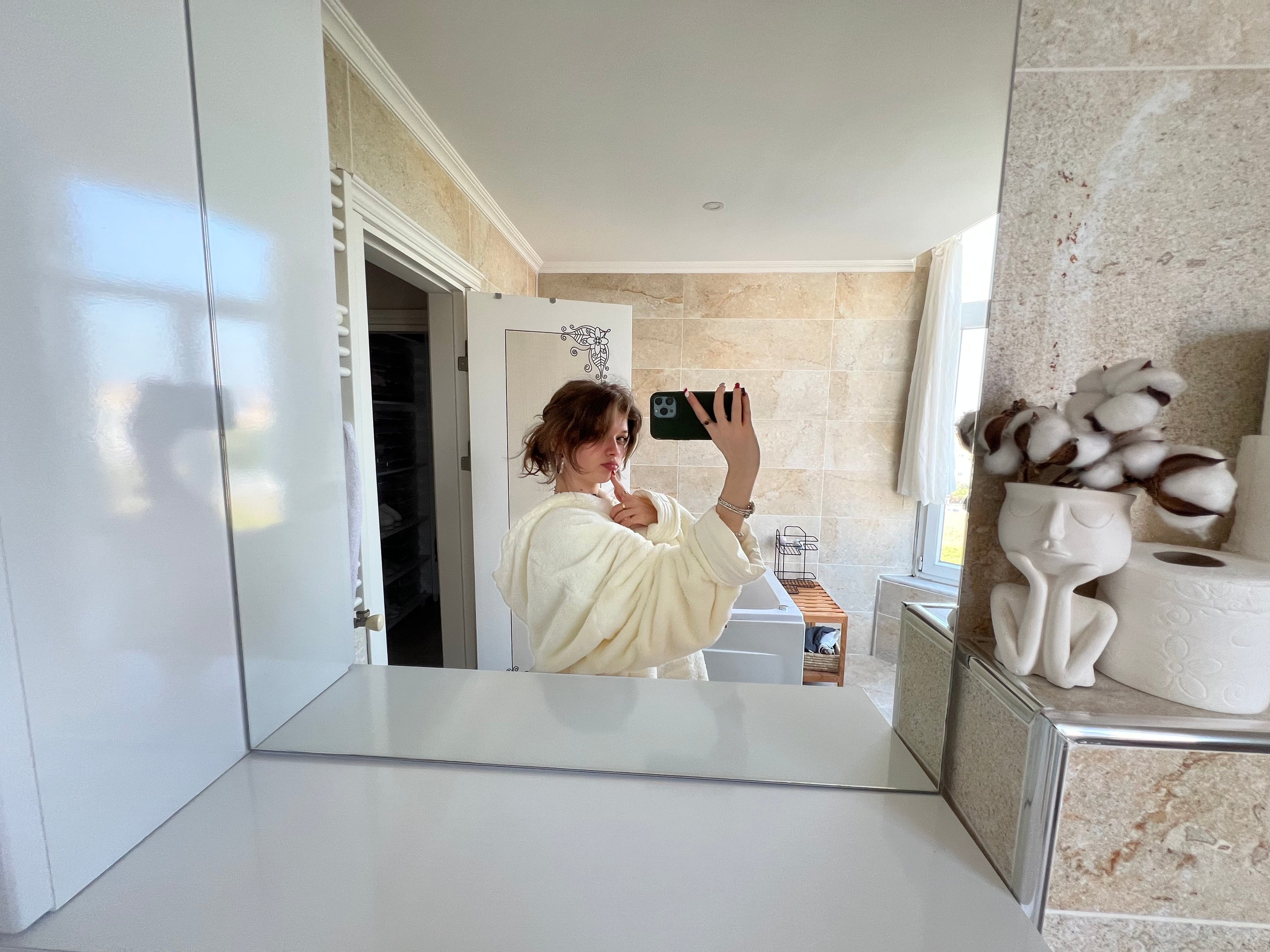 Çift Taraflı Giyilebilir Battaniye(krem)