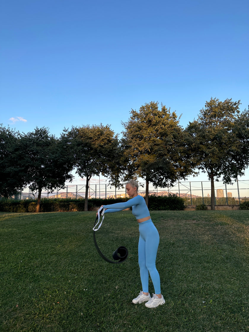 Seamless Tayt Takım (bebe mavisi)