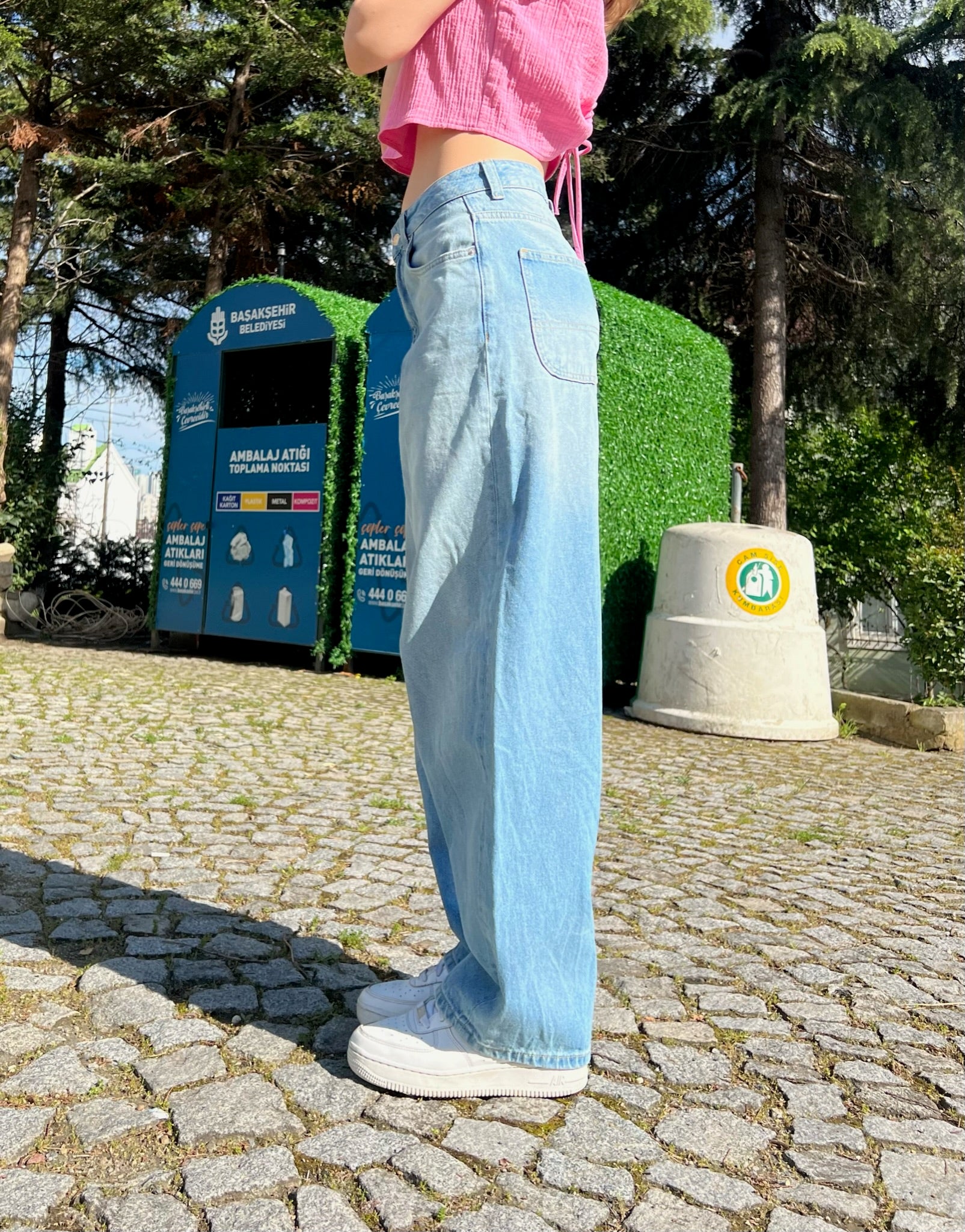 Baby Blue Baggy Jeans