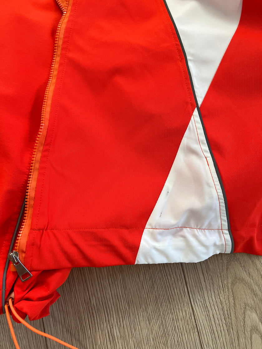 Turuncu omuz askılı Ceket