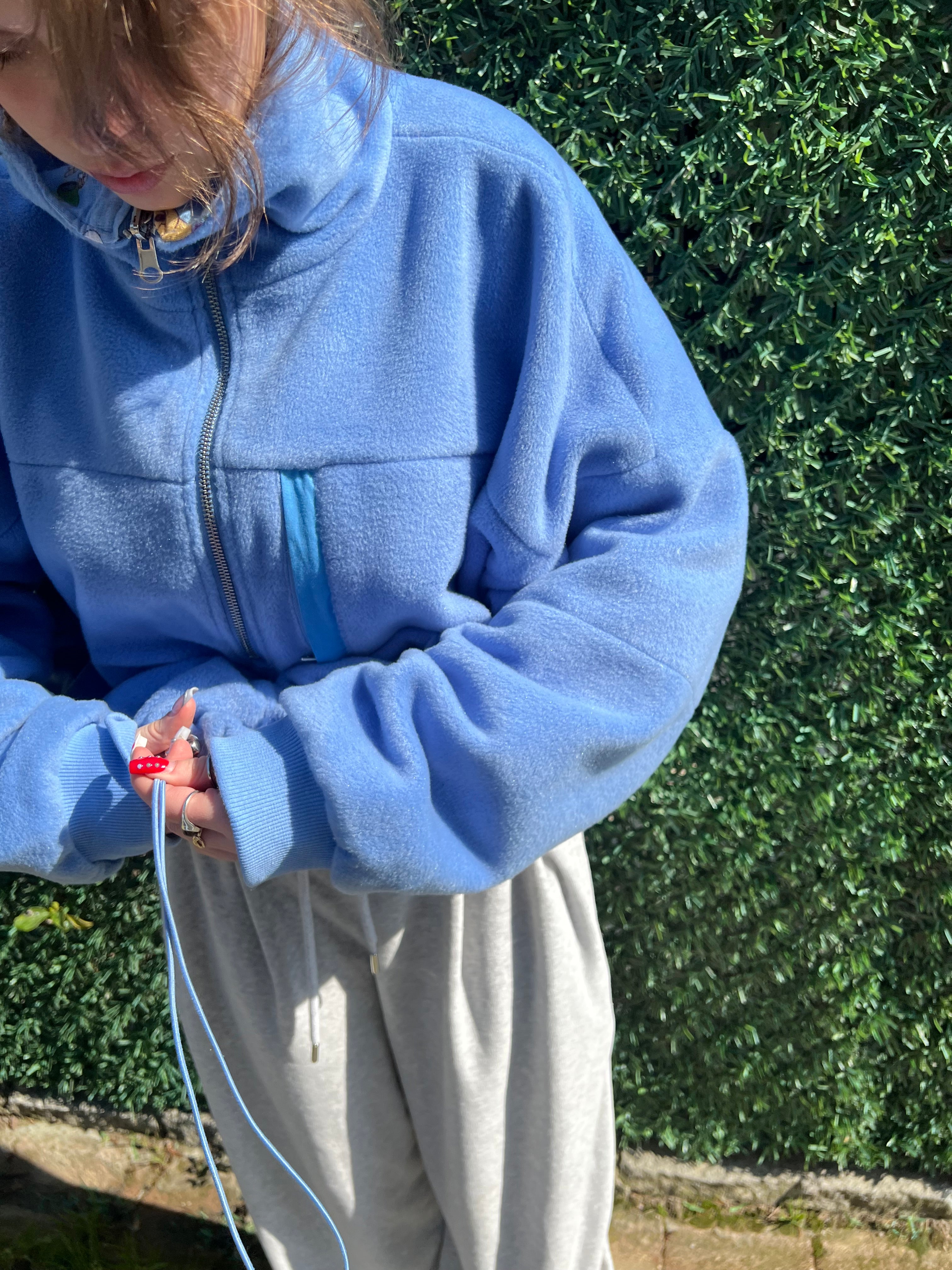 Çift Taraflı Poohoodie(mavi)