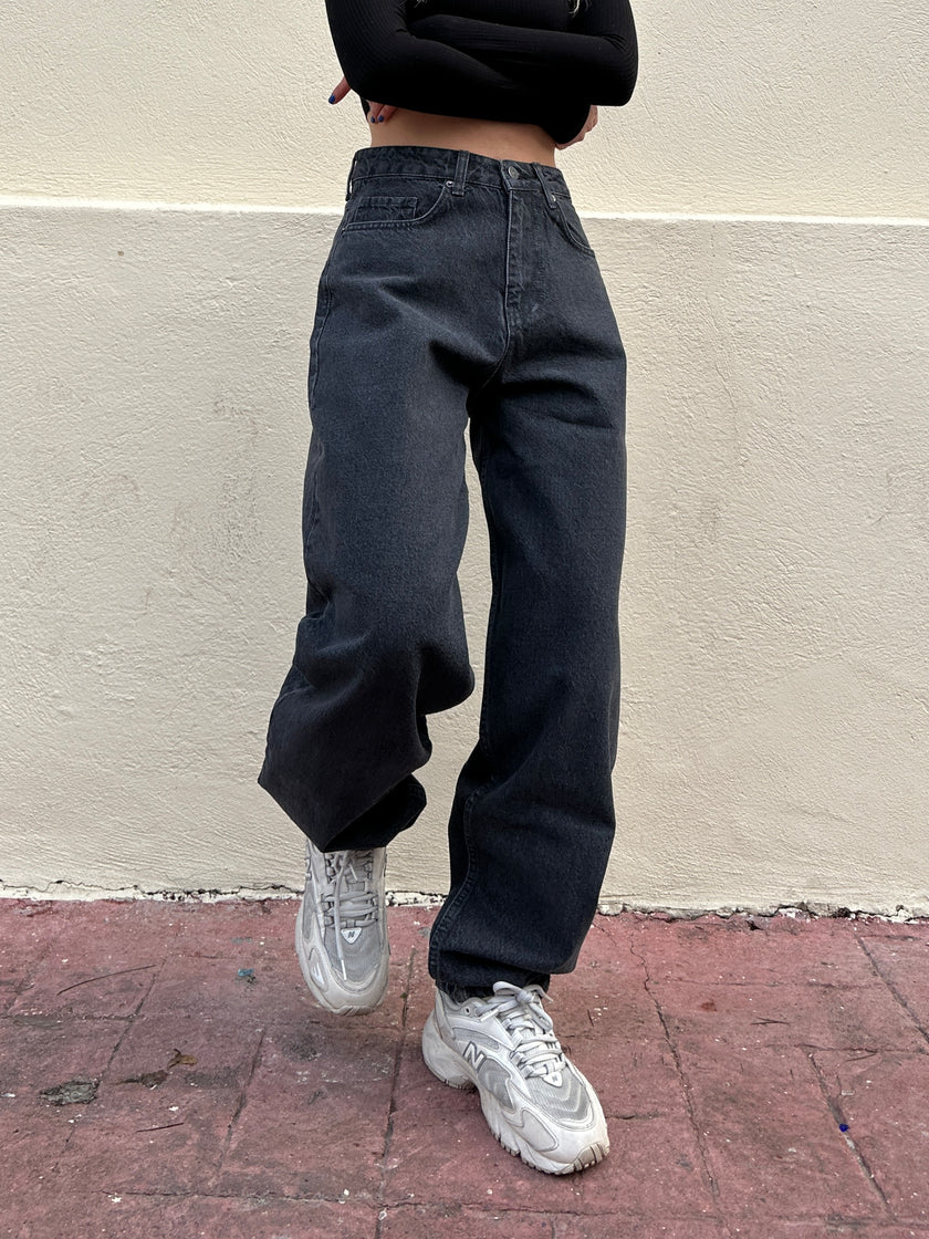 Antrasit Baggy Jean(milli kalıp)