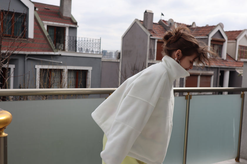 Çift taraflı Poohoodie(butter yellow)